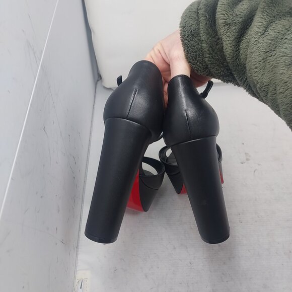 Christian Louboutin Black Sandaloo Platform Sandal - Picture 11 of 14